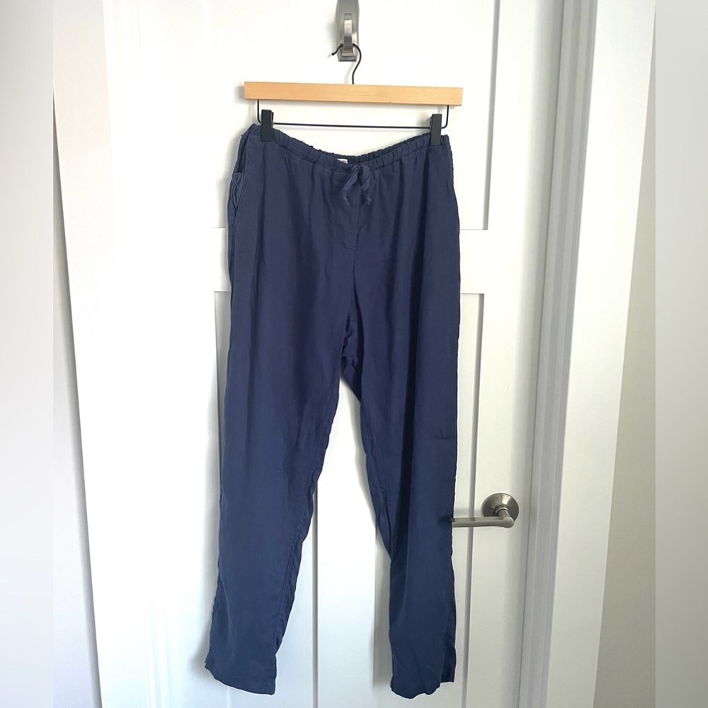 CP Shades Hampton Linen Pant Blue Size L Large